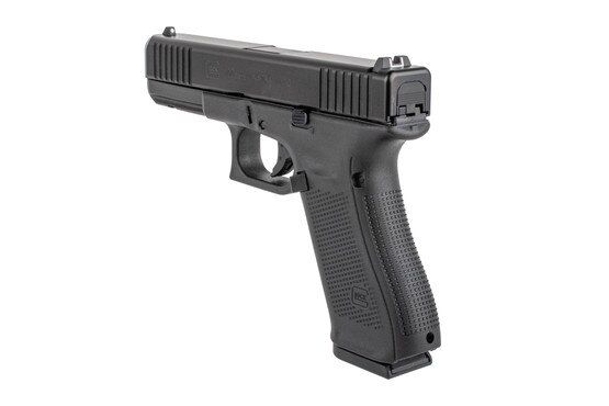Glock G22 Gen 5 Pistol features fixed sights